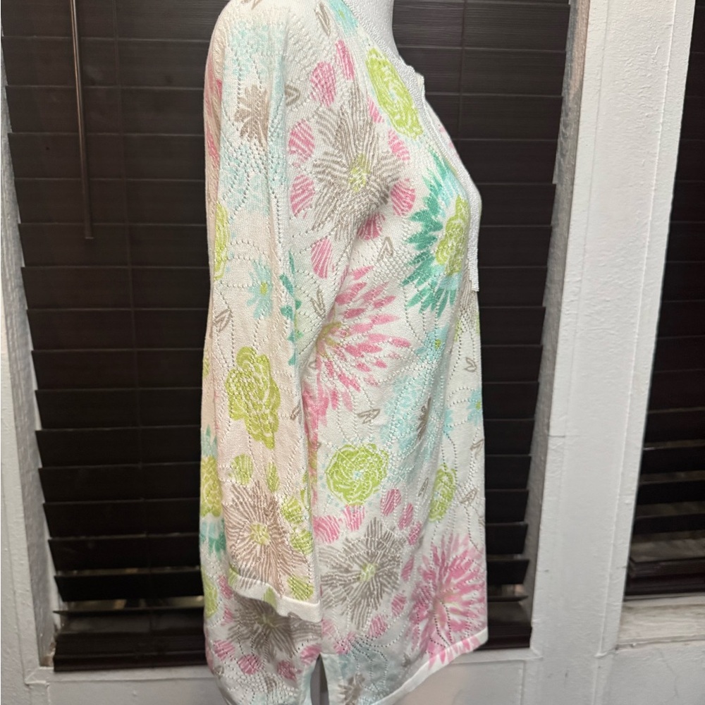 Sigrid Olsen Cream Knit Top - Picture 4 of 13